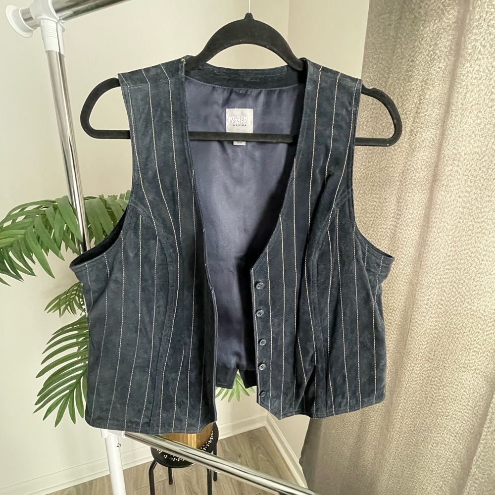 Wilson suede vest